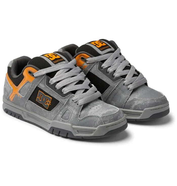 Men DC Shoes Sneakers Star Wars DC Stag Shoes Greygreyblack