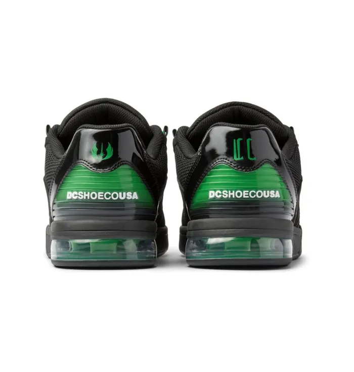 Men DC Shoes Sneakers Star Wars DC Versatile Shoe Blackgreen