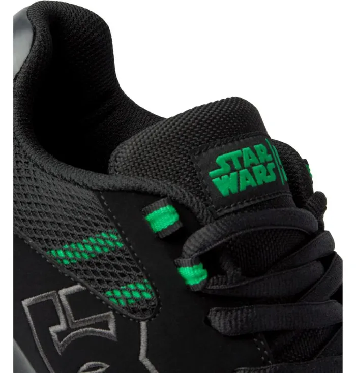 Men DC Shoes Sneakers Star Wars DC Versatile Shoe Blackgreen