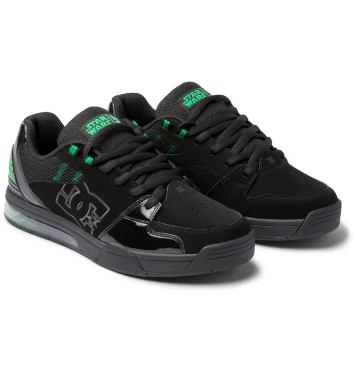 Men DC Shoes Sneakers Star Wars DC Versatile Shoe Blackgreen