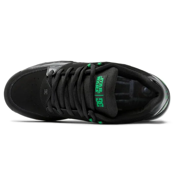 Men DC Shoes Sneakers Star Wars DC Versatile Shoe Blackgreen