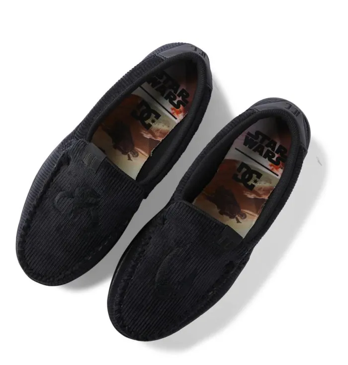 Men DC Shoes Sneakers Star Wars DC Villain 2 SlipOn Shoes Blackgrey