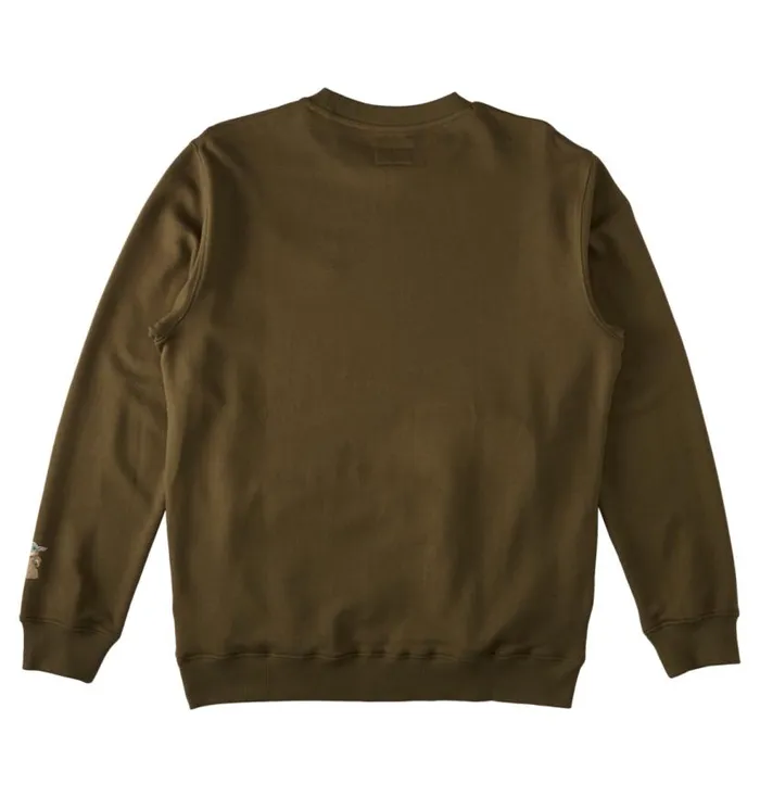 Men DC Shoes Sweatshirts and Hoodies Star Wars DC Grogu Sweatshirt Ivy Green