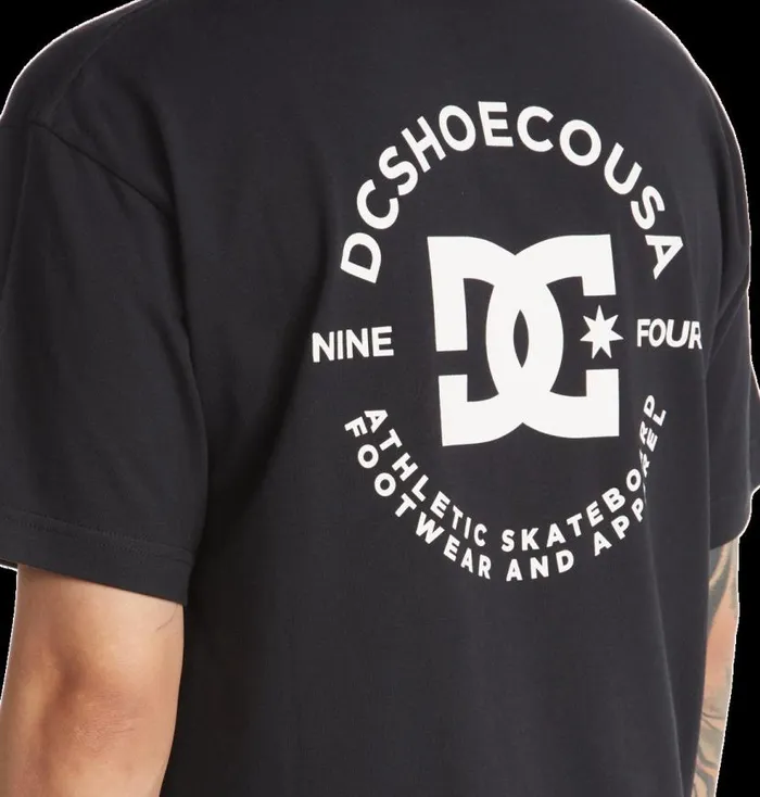 Men DC Shoes TShirts DC Star Pilot TShirt Black