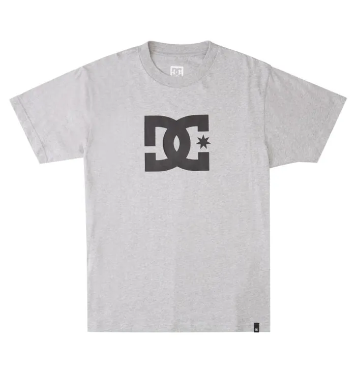 Men DC Shoes TShirts DC Star TShirt Heather Grey