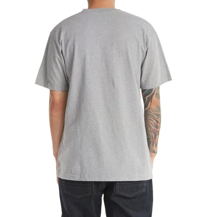 Men DC Shoes TShirts DC Star TShirt Heather Grey