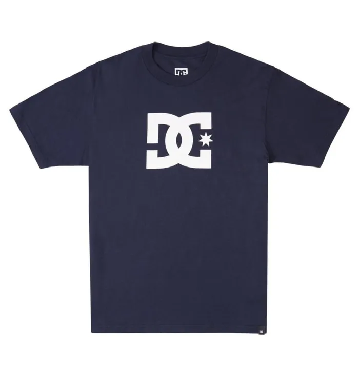 Men DC Shoes TShirts DC Star TShirt Navy Blazer