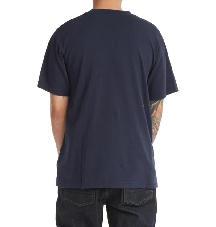 Men DC Shoes TShirts DC Star TShirt Navy Blazer