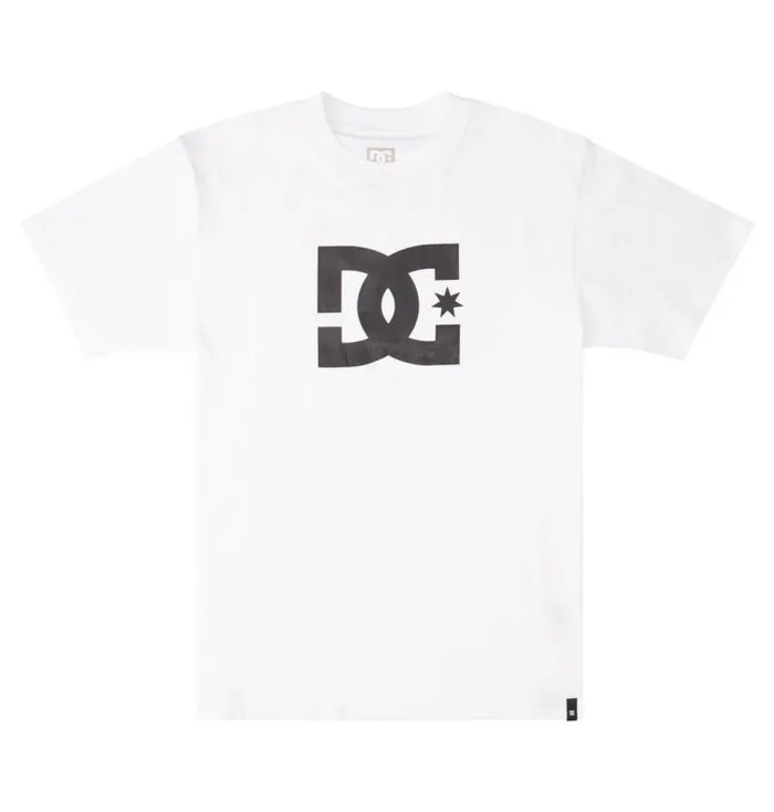 Men DC Shoes TShirts DC Star TShirt White