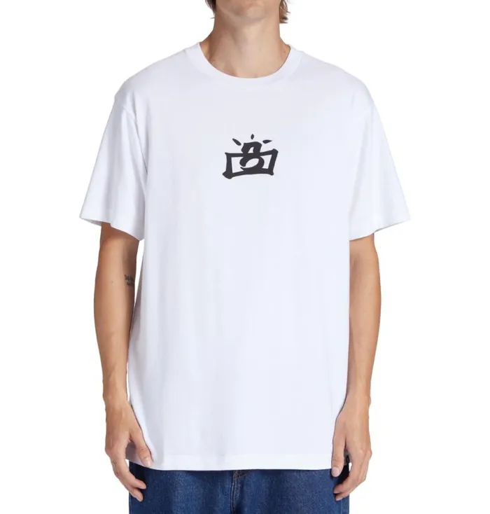 Men DC Shoes TShirts Heikkila Sw 360 Flip TShirt White