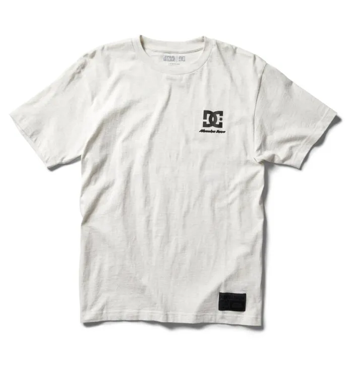 Men DC Shoes TShirts Star Wars DC Ahsoka Tano TShirt Snow Heather