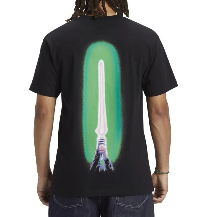 Men DC Shoes TShirts Star Wars DC Luke TShirt Black
