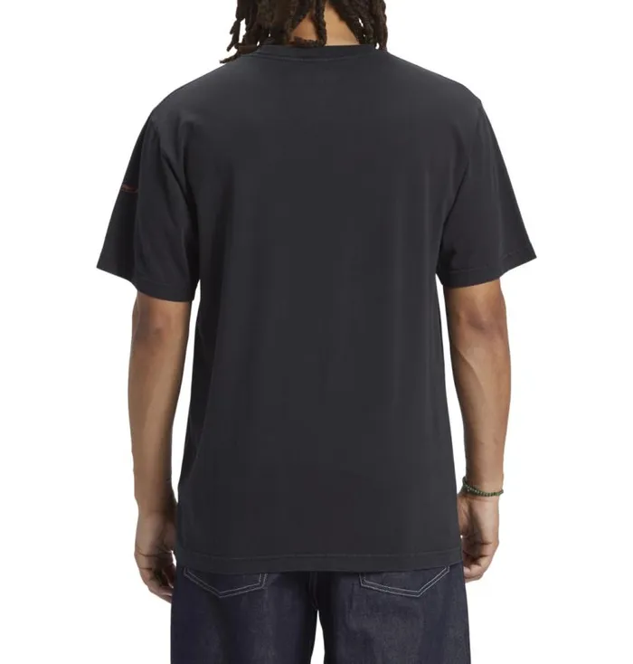 Men DC Shoes TShirts Star Wars DC Mando And The Child TShirt Black Pigment Dye