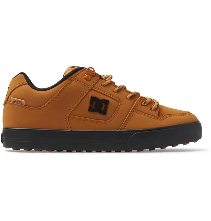 Men DC Shoes Winter Boots Pure Winterized Skate Shoes Wheat