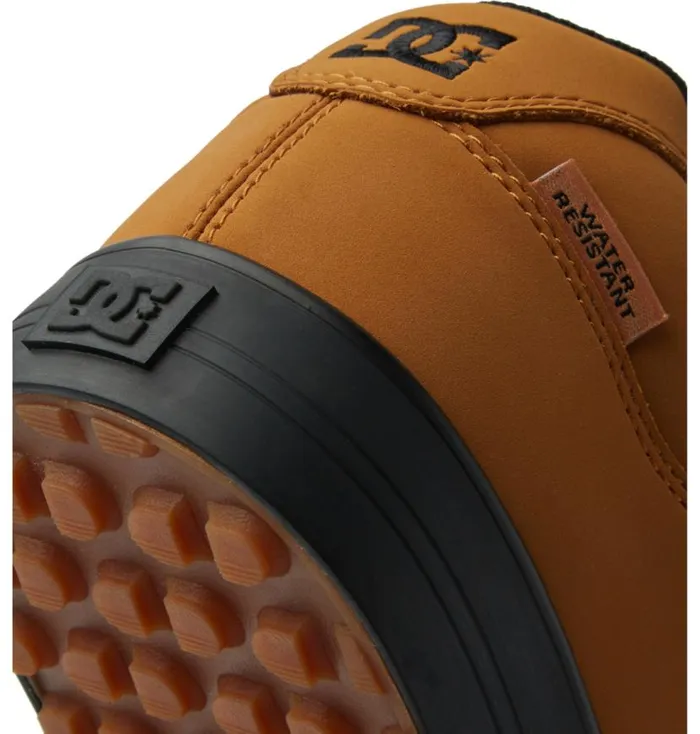 Men DC Shoes Winter Boots Pure Winterized Skate Shoes Wheat