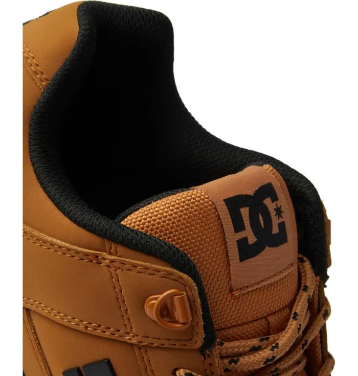 Men DC Shoes Winter Boots Pure Winterized Skate Shoes Wheat