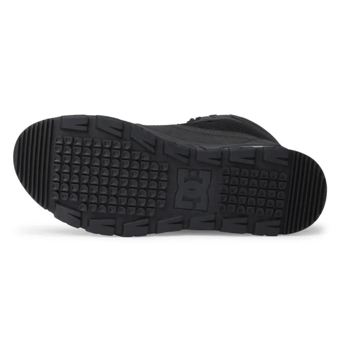 Men DC Shoes Winter Boots Versatile HI HighTop WaterResistant Winter Boots Blackblackblack
