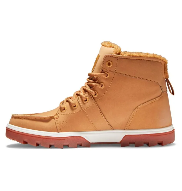 Men DC Shoes Winter Boots Woodland Boots Winter Boots Wheatdk Chocolate