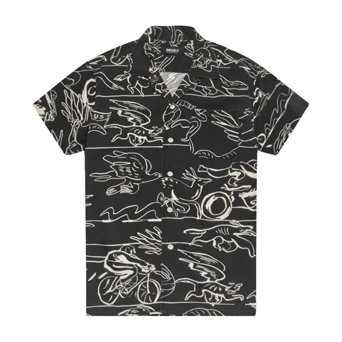 Men Dean Lemonde Shirt 8211 Black Deus Ex Machina Shirts