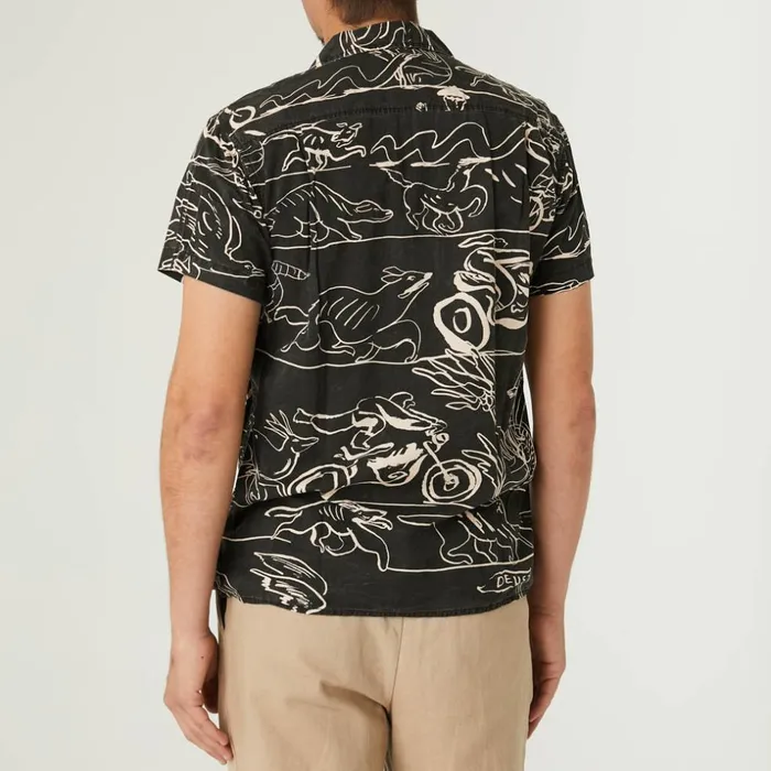 Men Dean Lemonde Shirt 8211 Black Deus Ex Machina Shirts Men Dean Lemonde Shirt 8211 Black Deus Ex Machina Shirts