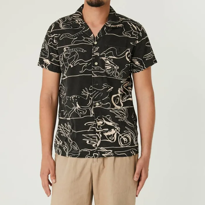 Men Dean Lemonde Shirt 8211 Black Deus Ex Machina Shirts Men Dean Lemonde Shirt 8211 Black Deus Ex Machina Shirts