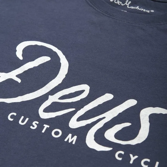 Men Deus Custom Tee 8211 Navy Deus Ex Machina Tees Men Deus Custom Tee 8211 Navy Deus Ex Machina Tees