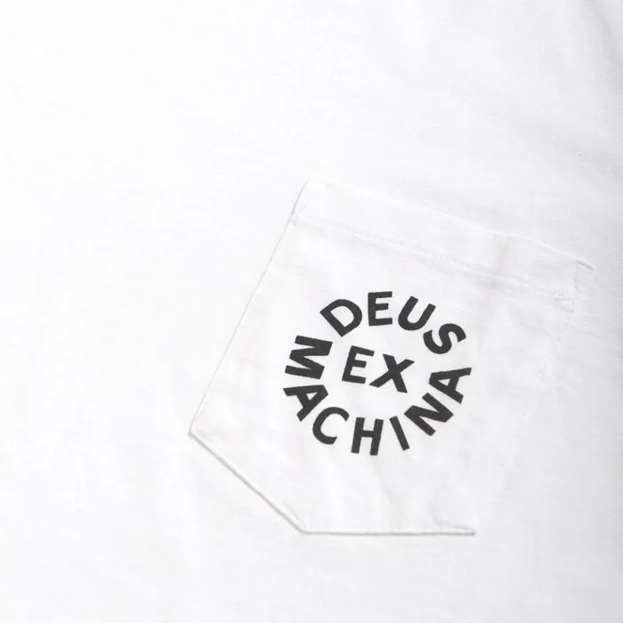 Men Deus Logo Tee 8211 White Deus Ex Machina Tees Men Deus Logo Tee 8211 White Deus Ex Machina Tees