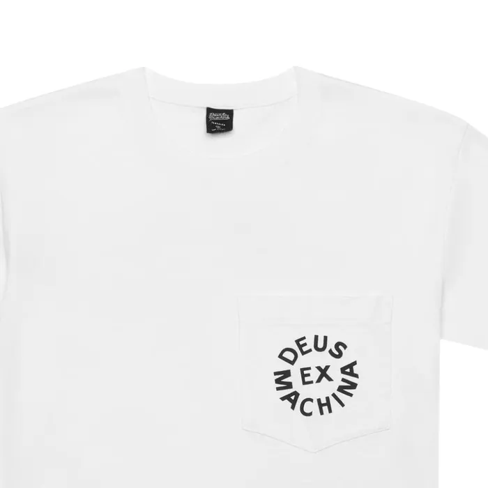 Men Deus Logo Tee 8211 White Deus Ex Machina Tees Men Deus Logo Tee 8211 White Deus Ex Machina Tees