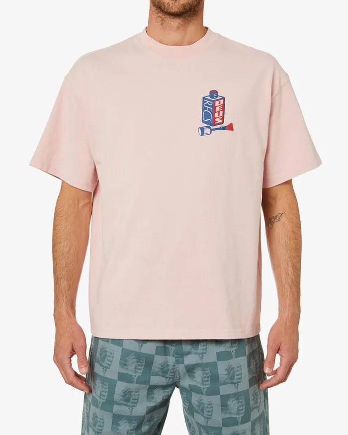 Men Divine Hammer Tee 8211 Zephyr Pink Deus Ex Machina Tees
