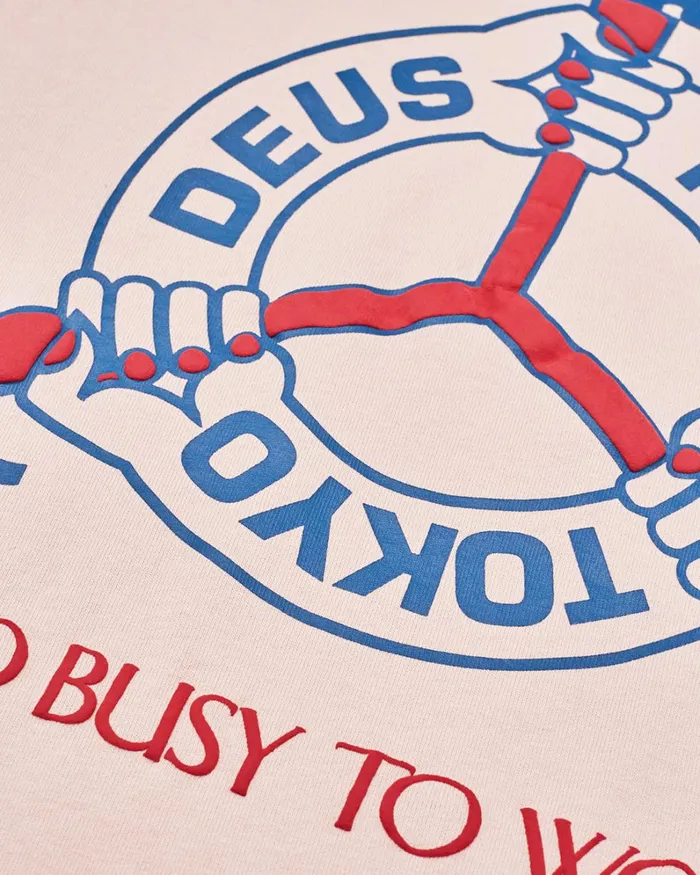 Men Divine Hammer Tee 8211 Zephyr Pink Deus Ex Machina Tees Men Divine Hammer Tee 8211 Zephyr Pink Deus Ex Machina Tees