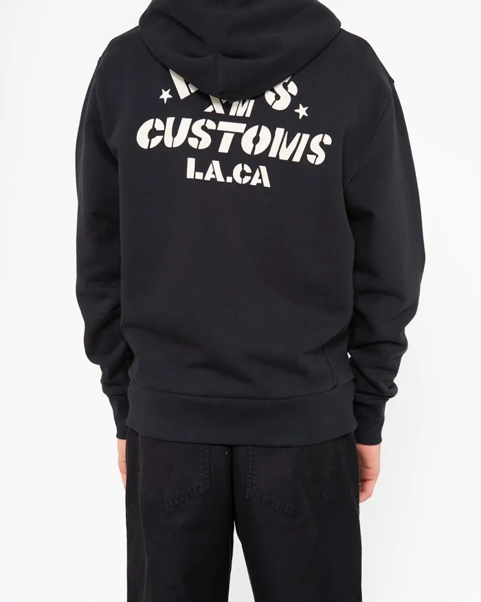 Men Elevation Zip Hoodie 8211 Black Deus Ex Machina HoodiesFleece Men Elevation Zip Hoodie 8211 Black Deus Ex Machina HoodiesFleece