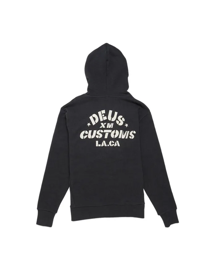 Men Elevation Zip Hoodie 8211 Black Deus Ex Machina HoodiesFleece Men Elevation Zip Hoodie 8211 Black Deus Ex Machina HoodiesFleece