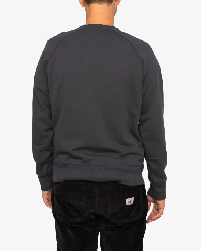 Men Felix Plain Crew 8211 Phantom Black Deus Ex Machina HoodiesFleece Men Felix Plain Crew 8211 Phantom Black Deus Ex Machina HoodiesFleece