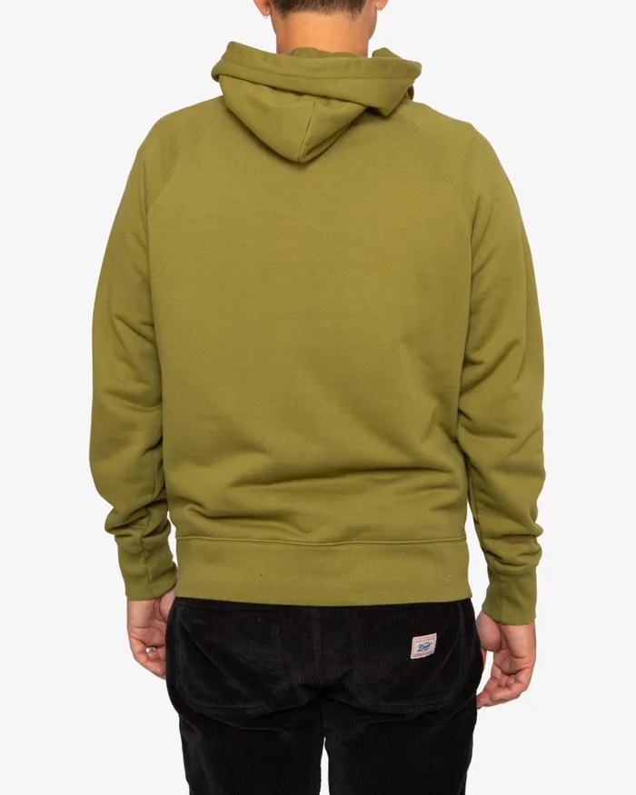 Men Felix Plain Hoodie 8211 Olive Drab Deus Ex Machina HoodiesFleece Men Felix Plain Hoodie 8211 Olive Drab Deus Ex Machina HoodiesFleece
