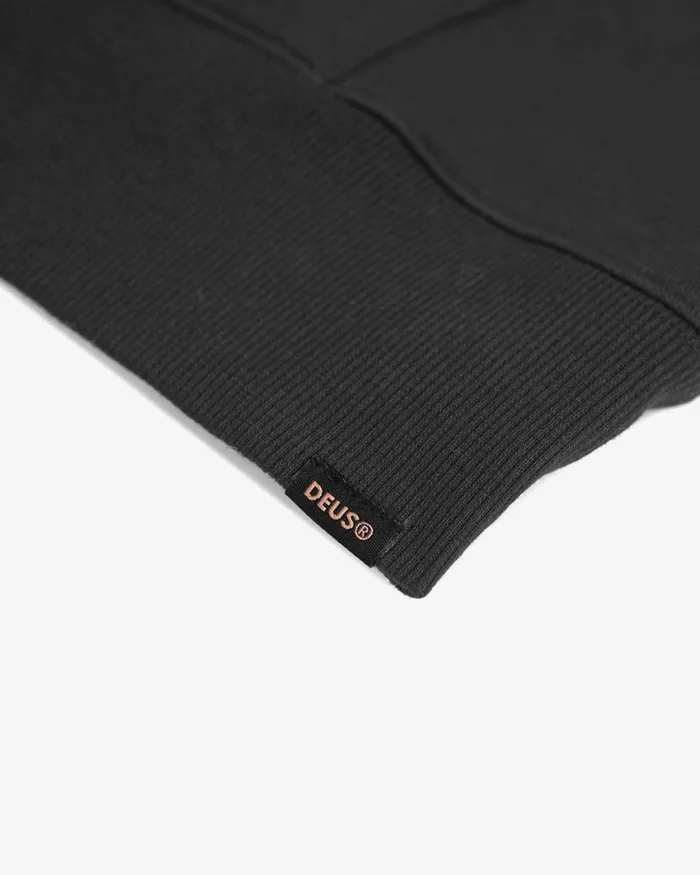 Men Felix Plain Hoodie 8211 Phantom Black Deus Ex Machina HoodiesFleece Men Felix Plain Hoodie 8211 Phantom Black Deus Ex Machina HoodiesFleece
