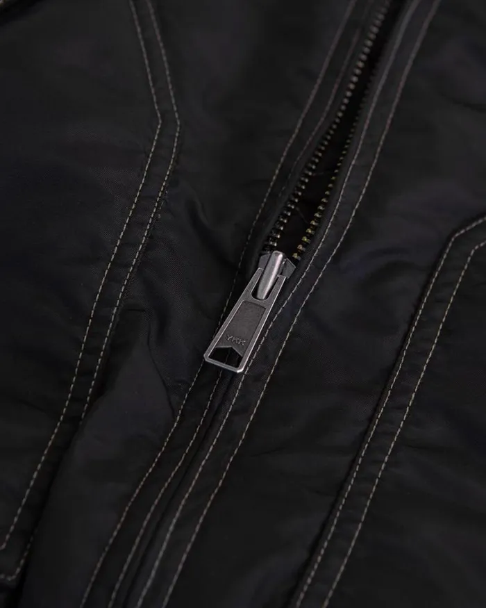 Men Flight Overdye Jacket 8211 Black Deus Ex Machina Jackets Men Flight Overdye Jacket 8211 Black Deus Ex Machina Jackets