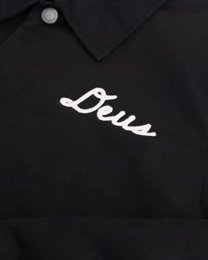 Men Fortitude Coach Jacket 8211 Black Deus Ex Machina Jackets Men Fortitude Coach Jacket 8211 Black Deus Ex Machina Jackets