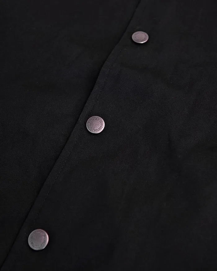 Men Fortitude Coach Jacket 8211 Black Deus Ex Machina Jackets Men Fortitude Coach Jacket 8211 Black Deus Ex Machina Jackets