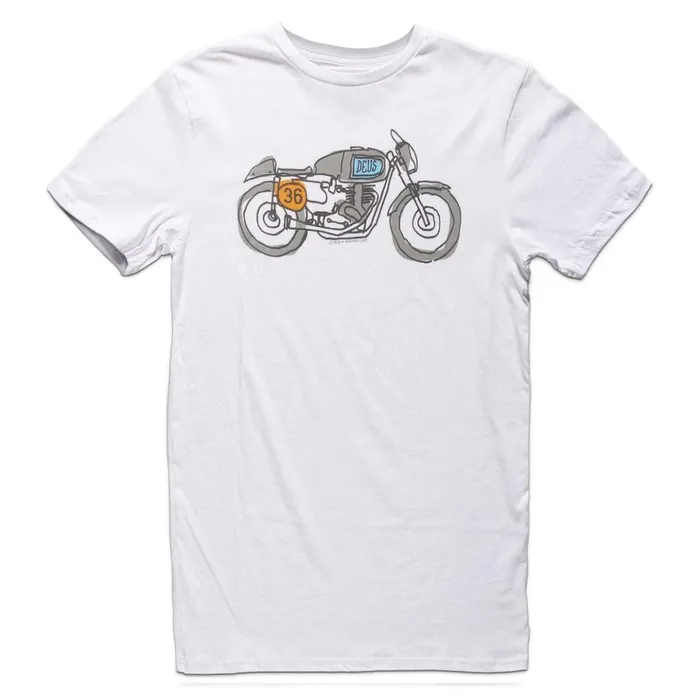 Men G50 Tee 8211 White Deus Ex Machina Tees
