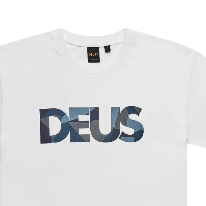 Men Geokamo All Caps Tee 8211 Vintage White Deus Ex Machina Tees Men Geokamo All Caps Tee 8211 Vintage White Deus Ex Machina Tees