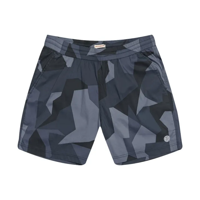 Men Glide Geo Swimshort 8211 Blue Camo Deus Ex Machina Shorts