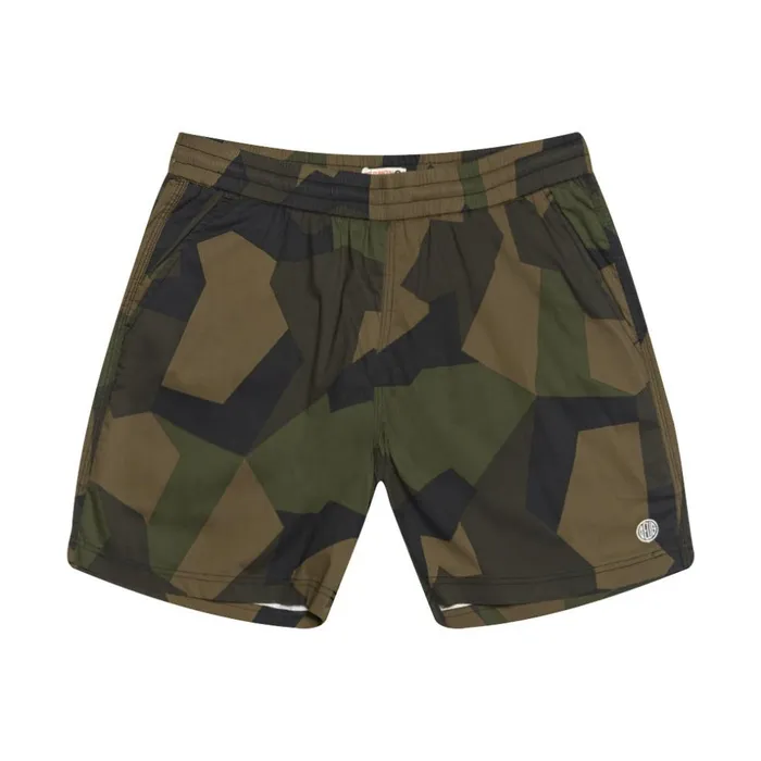 Men Glide Geo Swimshort 8211 Green Camo Deus Ex Machina Shorts