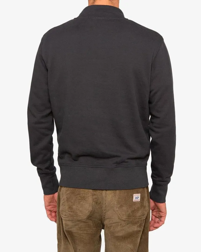 Men Grove Zip Sweat 8211 Phantom Black Deus Ex Machina HoodiesFleece Men Grove Zip Sweat 8211 Phantom Black Deus Ex Machina HoodiesFleece