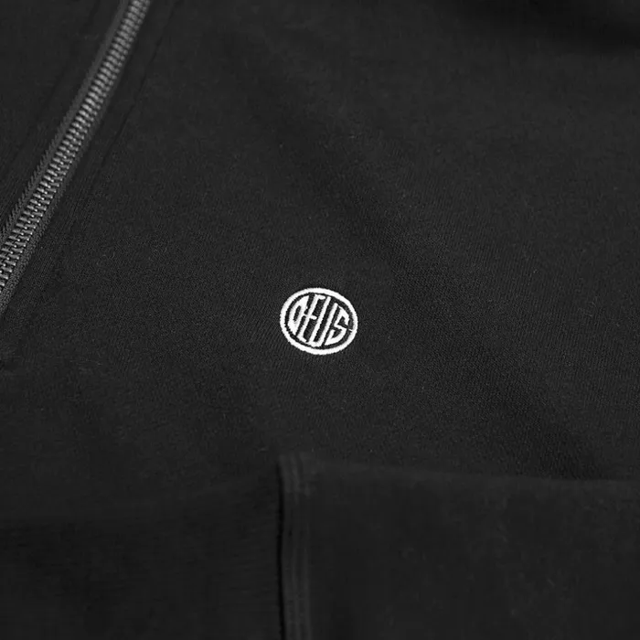 Men Grove Zip Sweat 8211 Phantom Black Deus Ex Machina HoodiesFleece Men Grove Zip Sweat 8211 Phantom Black Deus Ex Machina HoodiesFleece