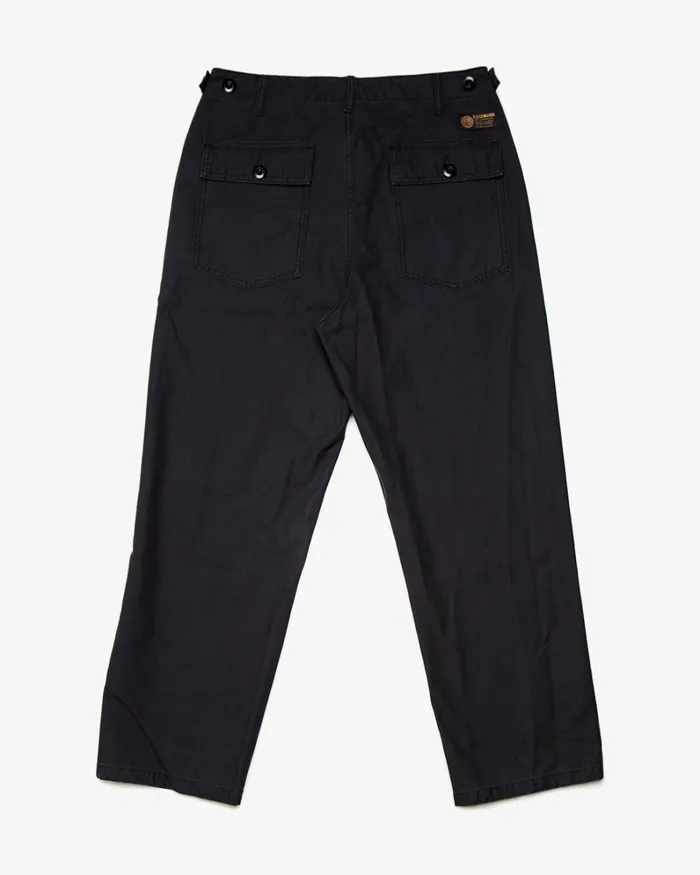 Men Harris Cropped Fatigue Pant 8211 Black Deus Ex Machina Pants Men Harris Cropped Fatigue Pant 8211 Black Deus Ex Machina Pants