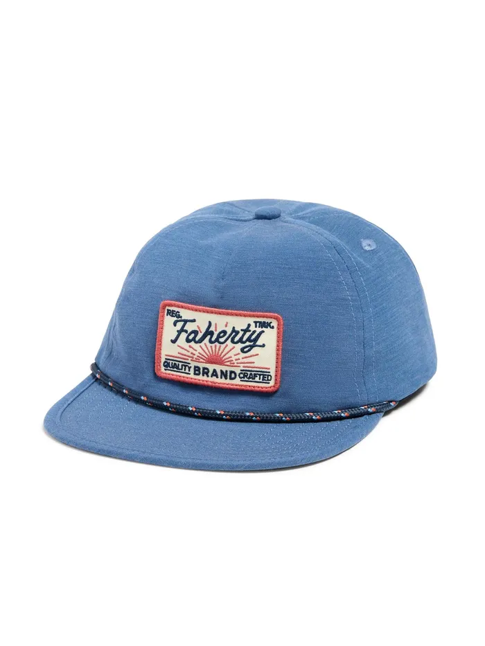 Men Hats Faherty Corded All Day Hat Navy Red