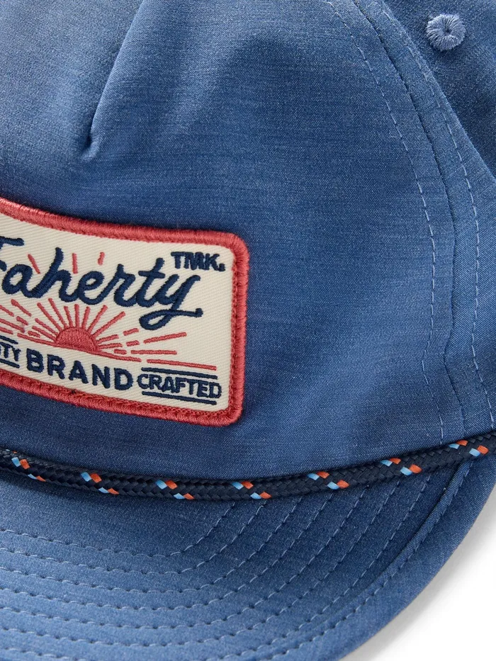 Men Hats Faherty Corded All Day Hat Navy Red
