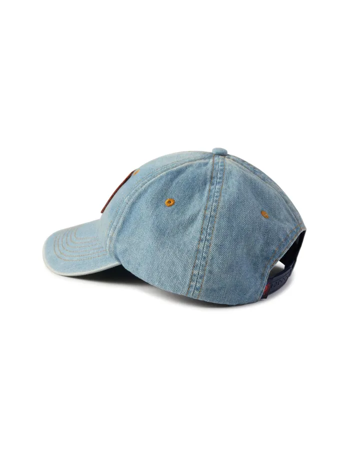 Men Hats Faherty Denim Baseball Hat Mountain Indigo Wash