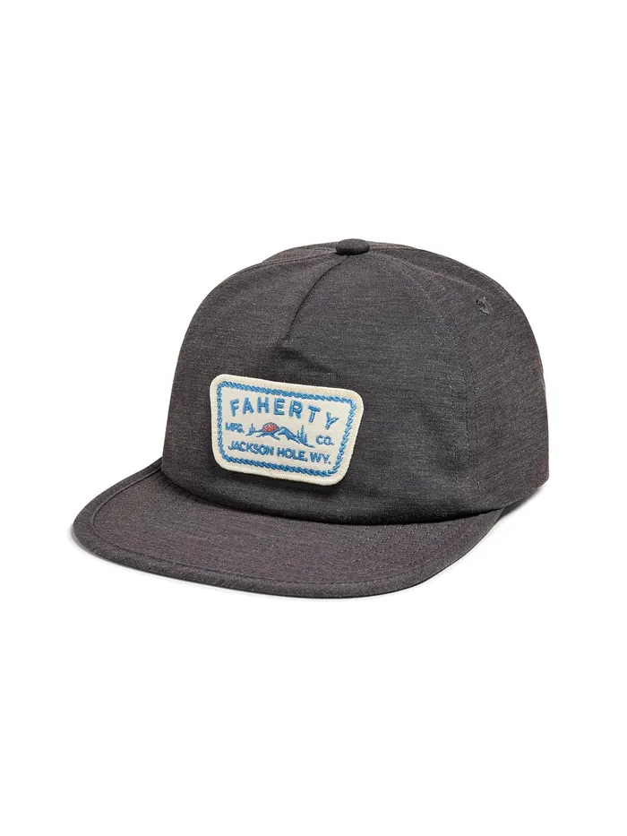 Men Hats Faherty Jackson Hole Mountain All Day Hat Charcoal