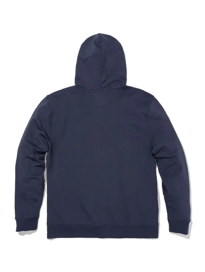 Men Hoodies and Sweatshirts Faherty Jackson Hole Popover Hoodie Dune Navy